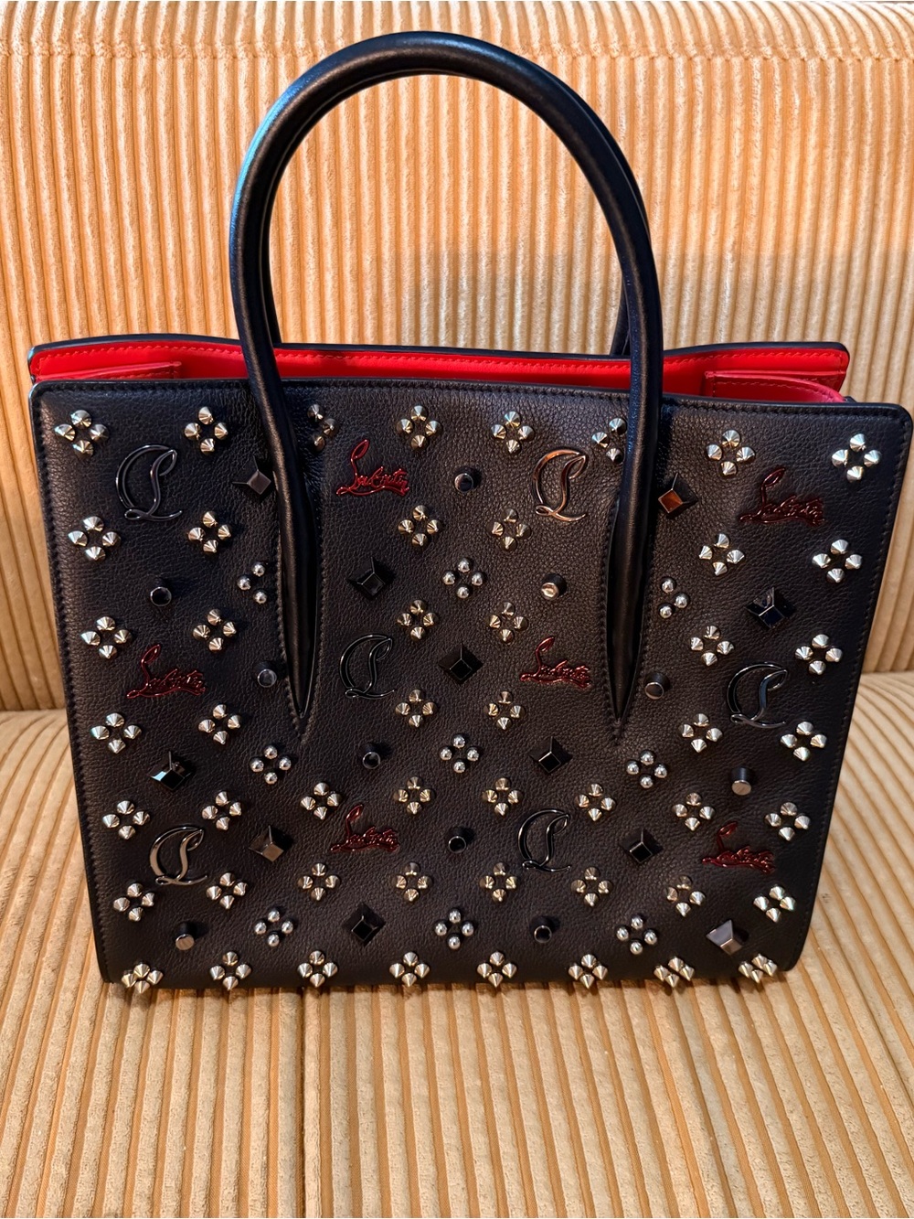 Christian Louboutin Medium Paloma Studded Leather Tote